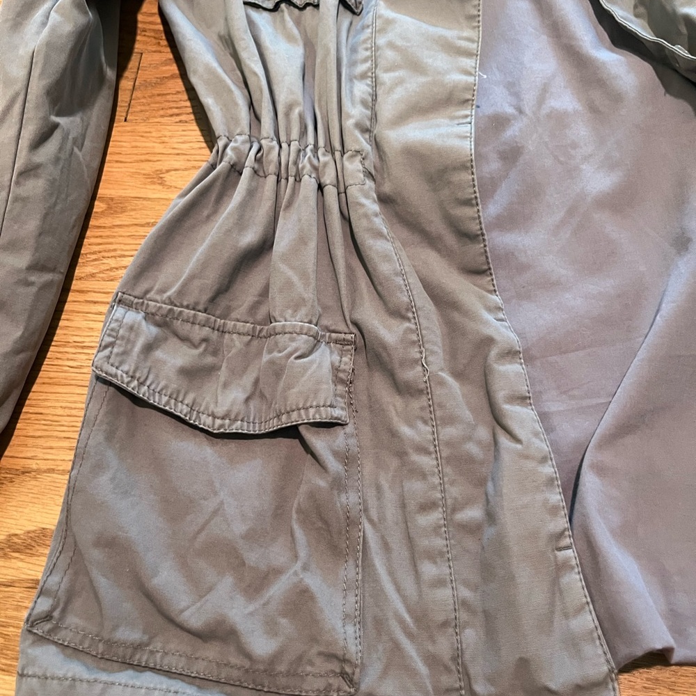 Tan Oversized Utility Jacket - Picture 6 of 9